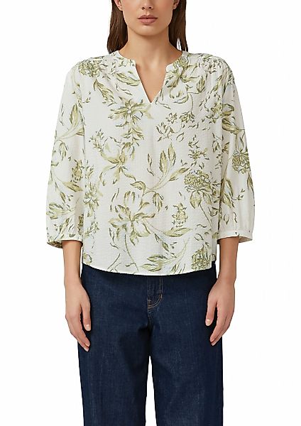 s.Oliver Druckbluse 3/4-Arm-Bluse mit Splitneck günstig online kaufen