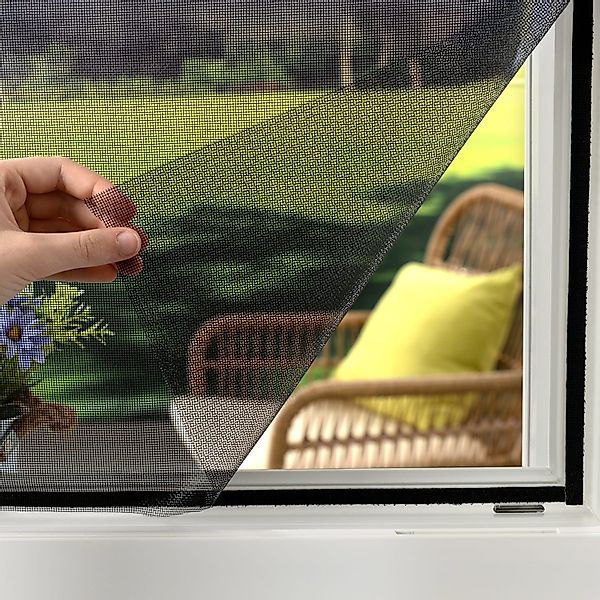 empasa Insektenschutz-Fensterrahmen mit Klettband, (3-St), Polyester günstig online kaufen