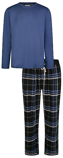Phil & Co. Schlafanzug Herren Pyjama Flanell Hose (2 tlg) Baumwolle günstig online kaufen