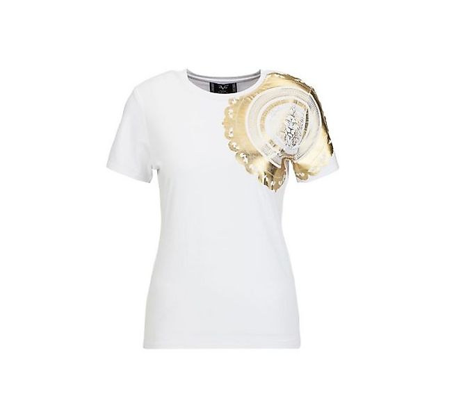 19V69 ITALIA T-Shirt - 19V69 ITALIA by VERSACE - LION Shirt mit Gold Detail günstig online kaufen