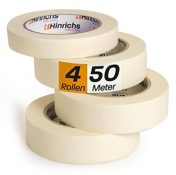 Hinrichs Klebeband 4 x Kreppband 3 günstig online kaufen