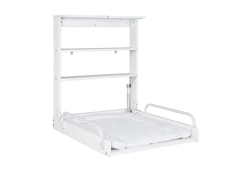 roba® Wickelregal Wandwickelregal, klappbares Wickelregal, mit Wickelunterl günstig online kaufen