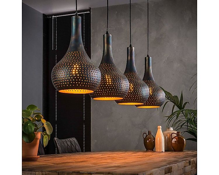 Liadomo Pendelleuchte Payette, ohne Leuchtmittel, 4-flammige Hängelampe aus günstig online kaufen