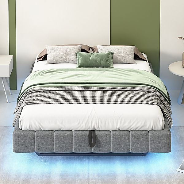 STILVORA Polsterbett 140x200 Jugendbett mit Matratze,Bettgestell günstig online kaufen