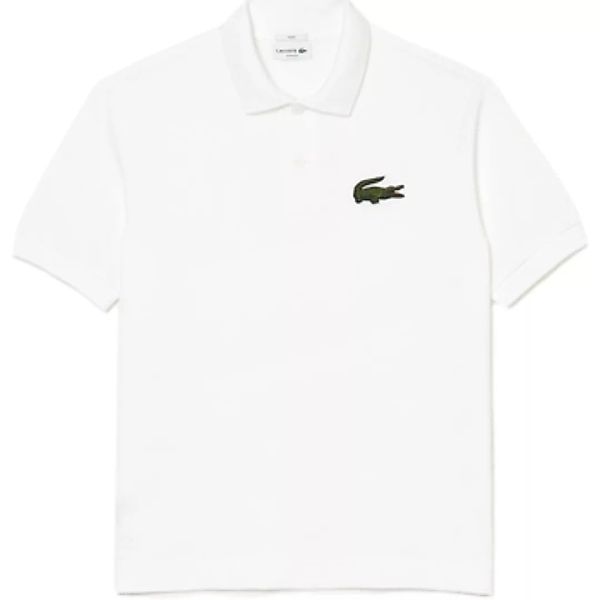 Lacoste  T-Shirts & Poloshirts Unisex Loose Fit Polo - Blanc günstig online kaufen