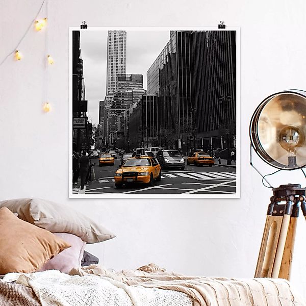 Poster Architektur & Skyline - Quadrat Klassisches NYC günstig online kaufen