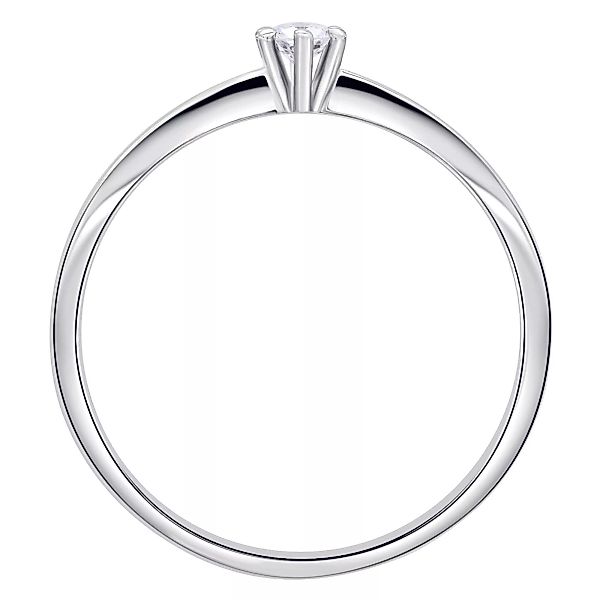 ONE ELEMENT Diamantring "0,03 ct Diamant Brillant Ring aus 585 Weißgold", D günstig online kaufen