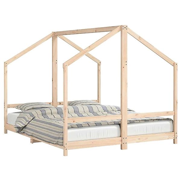 vidaXL Kinderbett 2x 80x200 cm Massivholz Kiefer 3200586 günstig online kaufen