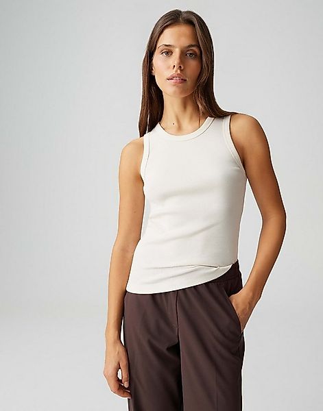 OPUS Tanktop Slim Top aus geripptem BCI Cotton Mix Weicher Griff, elastisch günstig online kaufen