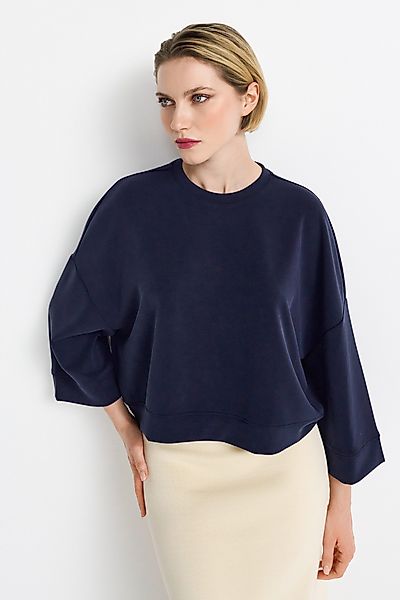 RICHROYAL Sweatshirt Tencel peached Shirt modische günstig online kaufen