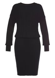 LASCANA Strickkleid mit Zopfmuster, elegantes Herbst- Winterkleid, Miniklei günstig online kaufen