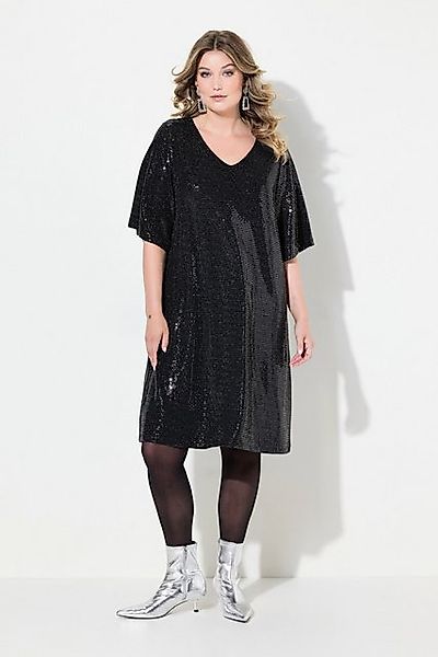 MIAMODA Partykleid Kleid A-Linie Pailletten-Optik 3/4-Ärmel günstig online kaufen