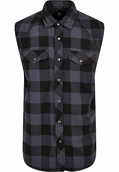 Brandit Jerseyweste "Brandit Herren Checkshirt Sleeveless", 1 Stk. günstig online kaufen