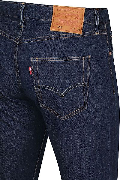 Levi’s 501 Jeans Regular Fit Dunkelblau - Größe W 33 - L 32 günstig online kaufen