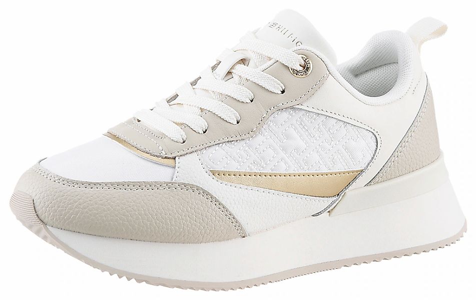 Tommy Hilfiger MONOGRAM RUNNER Plateausneaker, Freizeitschuh, günstig online kaufen