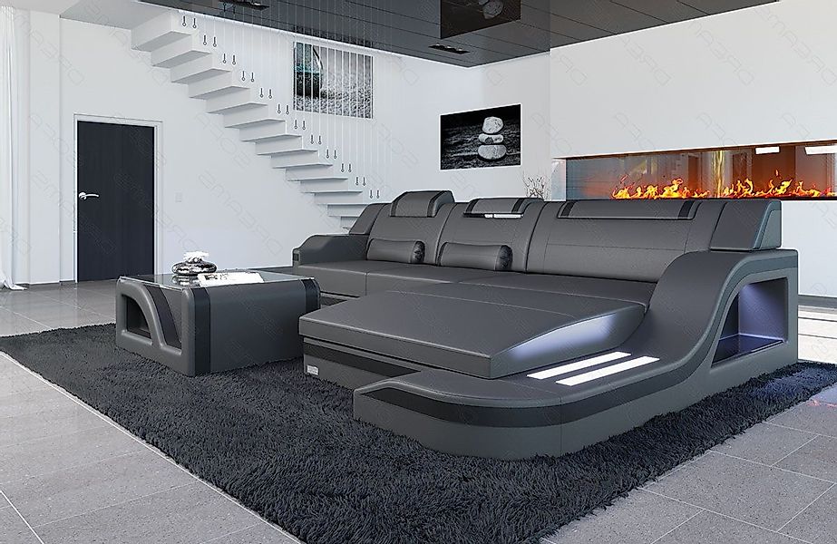 Sofa Dreams Ecksofa Ledersofa Palermo L günstig online kaufen