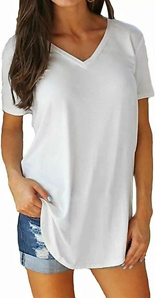 FIDDY Print-Shirt Damen-Sommer-T-Shirt mit kurzen Ärmeln und lässiger Taill günstig online kaufen