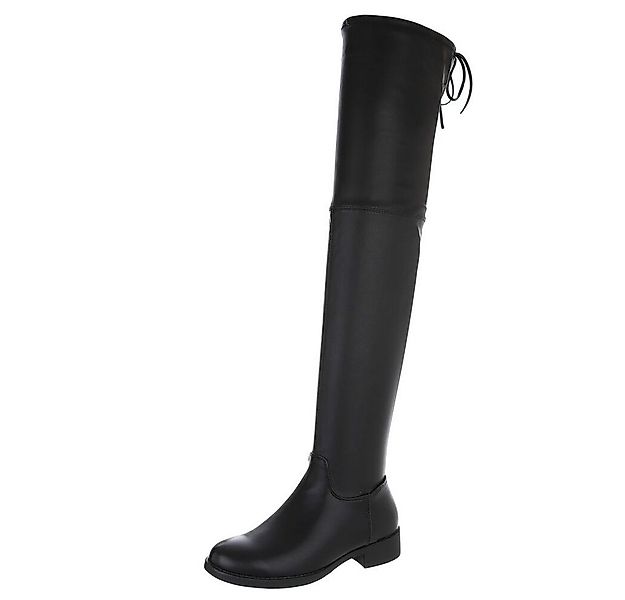 Ital-Design Damen Party & Clubwear Stiefel (88577346) Blockabsatz Overknees günstig online kaufen