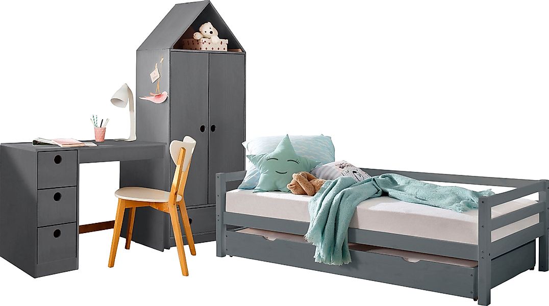 Lüttenhütt Jugendzimmer-Set »Alpi«, (Spar-Set, 3 tlg.), Daybed, Schreibtisc günstig online kaufen