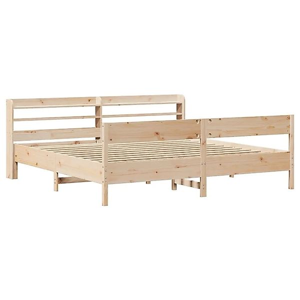 vidaXL Massivholzbett ohne Matratze 200x200 cm Kiefer 3306915 günstig online kaufen