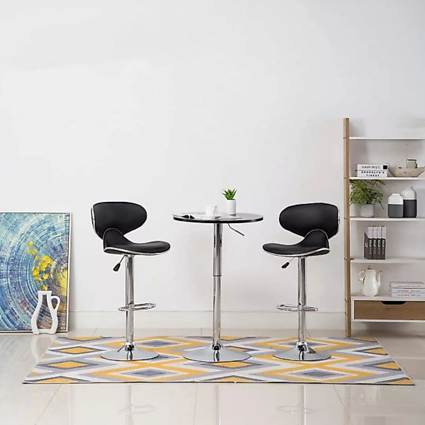 vidaXL Barhocker Barhocker 2 Stk. Schwarz günstig online kaufen