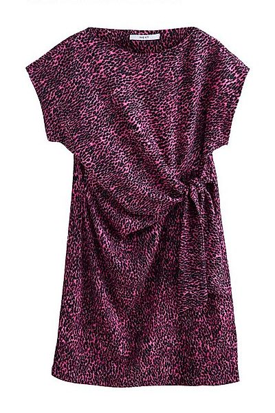 Next Jerseykleid Strukturiertes Minikleid mit Drapierung, Kurzgröße (1-tlg) günstig online kaufen