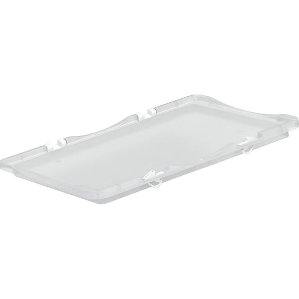Eurobox-System Deckel mit Scharnieren für Box 40 x 30 cm Transparent günstig online kaufen