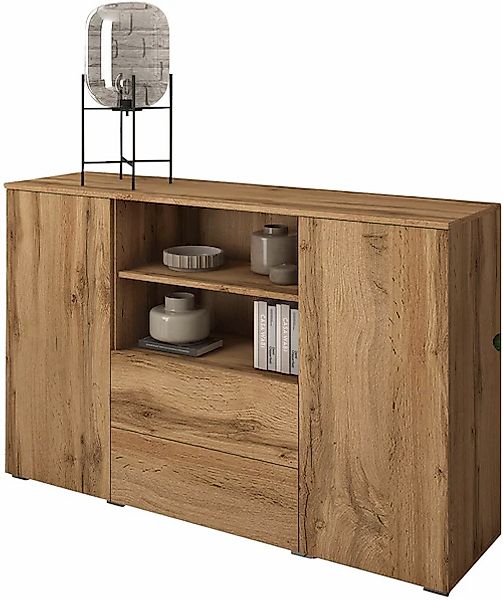 INOSIGN Sideboard »PARIS« 1 Stk. tlg. Moderne 140cm breite grifflose Kommod günstig online kaufen