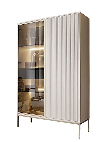 Compleo Vitrine LINO Standvitrine mit Schublade, günstig online kaufen