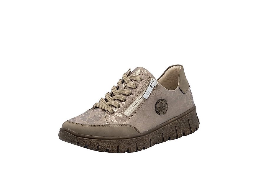 Rieker Plateausneaker Schnürschuh, Halbschuh, Freizeitschuh in Bequemweite günstig online kaufen