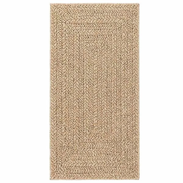 vidaXL Teppich ZIZUR 100x200 cm Jute-Optik Indoor und Outdoor 4006153 günstig online kaufen