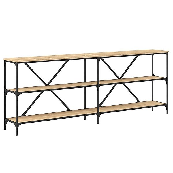 vidaXL Beistelltisch Konsolentisch Sonoma-Eiche 200x30x75 cm günstig online kaufen