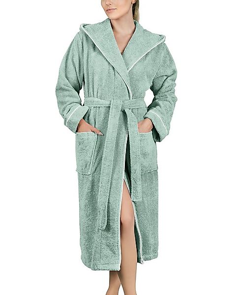 Laynenburg Damenbademantel Bademantel Damen Frottee Kapuze Baumwolle, 122, günstig online kaufen