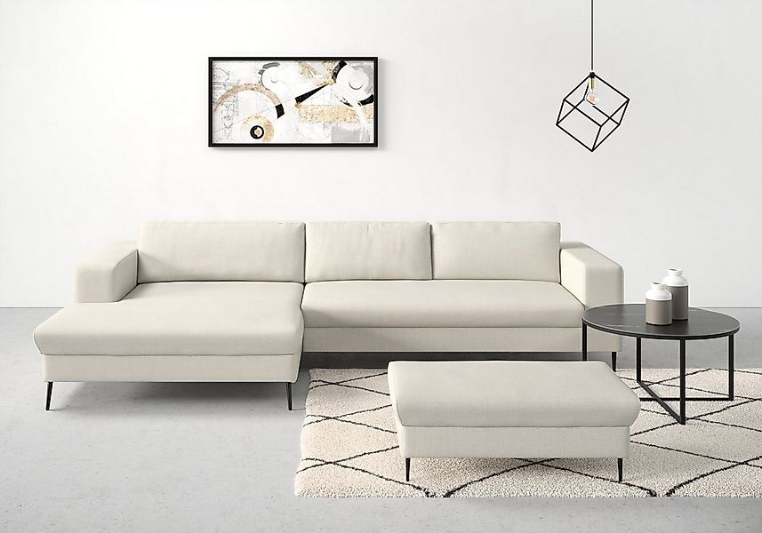 DOMO collection Ecksofa "Modica, zeitlos und elegant, L-Form", moderne Opti günstig online kaufen