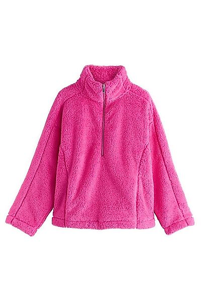 Next Fleecejacke Borg-Fleece mit halben Reißverschluss (1-St) günstig online kaufen