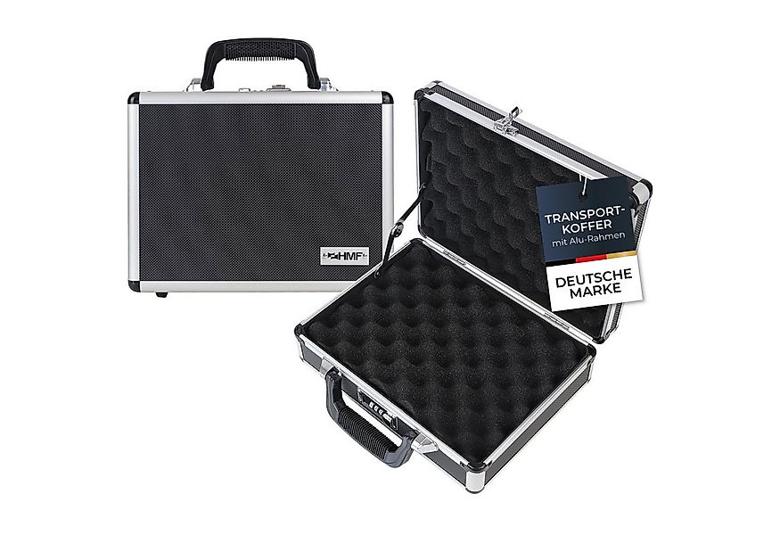 HMF Aufbewahrungsbox Transportkoffer mit Noppenschaumstoff im Deckel und Bo günstig online kaufen
