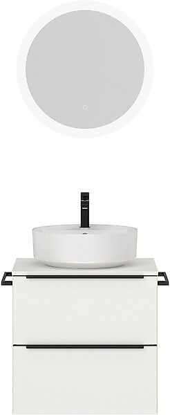 nobilia® Badmöbel-Set »Alvene« vormontiert, mit Soft-Close, 2 Stk. tlg. günstig online kaufen