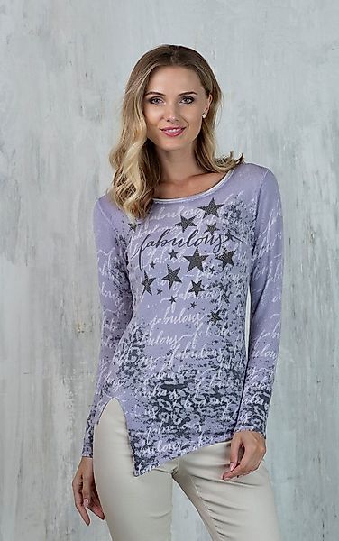 Passioni Strickpullover mit Sternenmuster und Strass günstig online kaufen