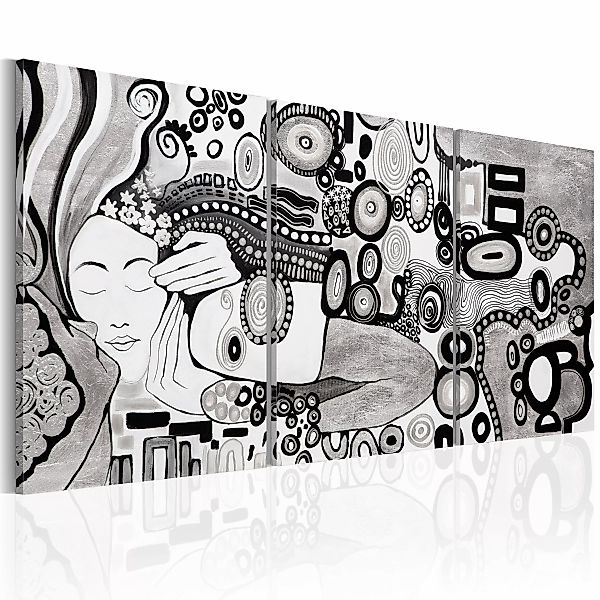 Gemaltes Bild - Silver Kiss günstig online kaufen