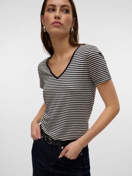 Vero Moda V-Shirt VMPEPPER SS V-NECK günstig online kaufen