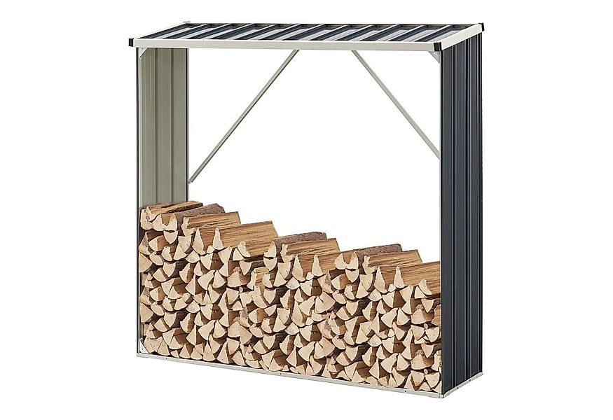 casa.pro Kaminholzregal, BxTxH:155x45x157 cm, »Kalmar« Brennholzunterstand günstig online kaufen