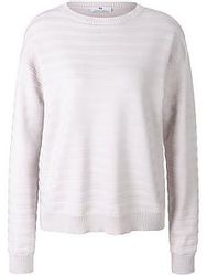 Rundhals-Pullover aus 100% SUPIMA®-Baumwolle Peter Hahn grau günstig online kaufen