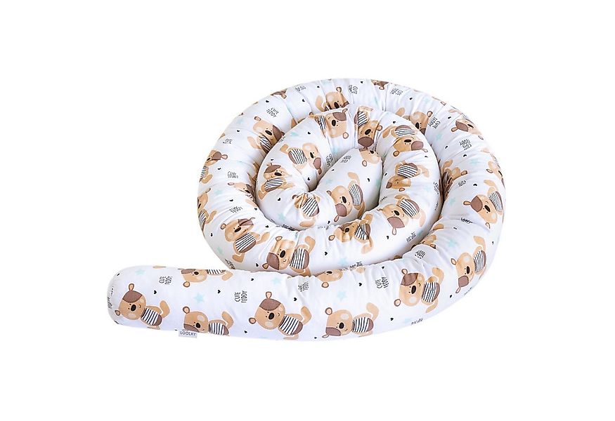 Loolay Nestchenschlange TEDDY Bär Baumwolle Multifunktion Bettschlange Schl günstig online kaufen