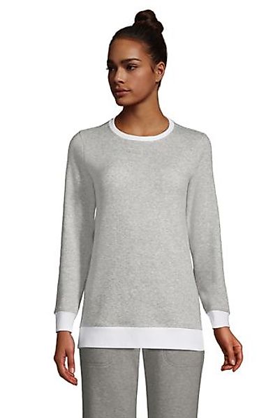 Sweatshirt mit Plüschfutter SERIOUS SWEATS, Damen, Größe: 48-50 Normal, Gra günstig online kaufen