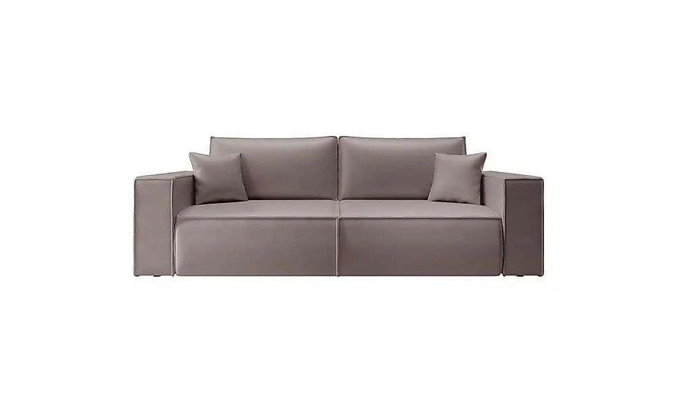 Selsey Schlafsofa  Farese Cuero ¦ beige ¦ Maße (cm): B: 257 H: 86 Polstermö günstig online kaufen