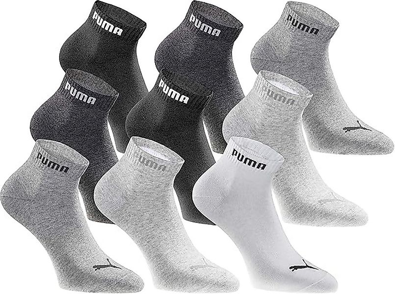 PUMA Freizeitsocken Quartersocken 18 Paar Pack Statement Edition - Unisex günstig online kaufen