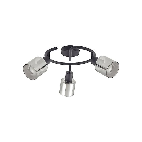 Lindby Strahler Netty 10030721 Modern in Alu aus Glas 3-flammig E14 Wohnzim günstig online kaufen