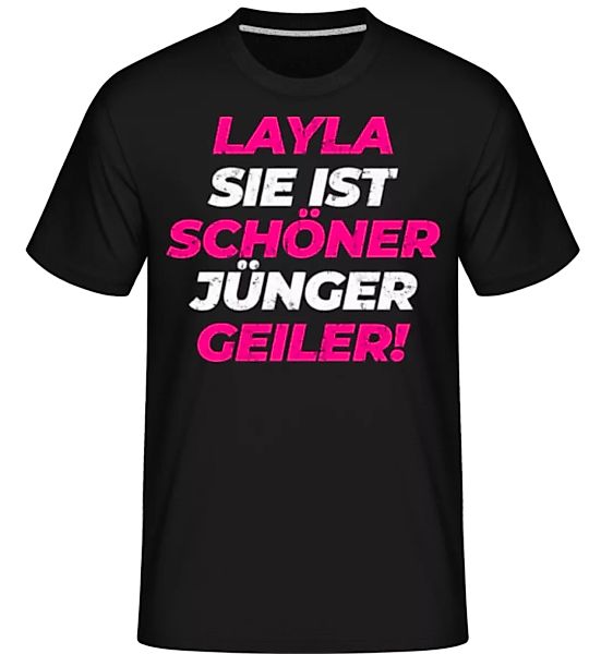 Layla Sie Is Schöner Jünger Geiler · Shirtinator Männer T-Shirt günstig online kaufen