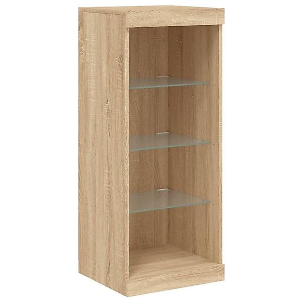 vidaXL Sideboard Sideboard mit LED-Leuchten Sonoma-Eiche günstig online kaufen