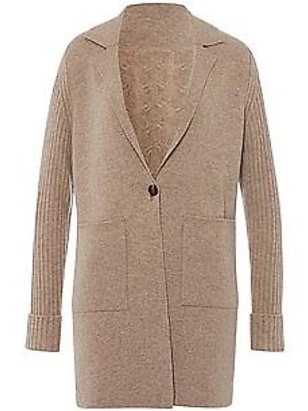 Strickmantel aus 100% Kaschmir Peter Hahn beige günstig online kaufen